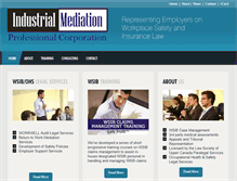 Tablet Screenshot of industrialmediation.com